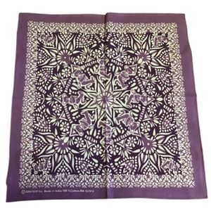 Purple Grateful Dead bears n flowers NWT bandana